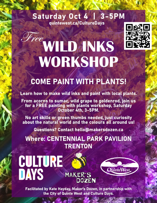 Painting With Plants Event Poster